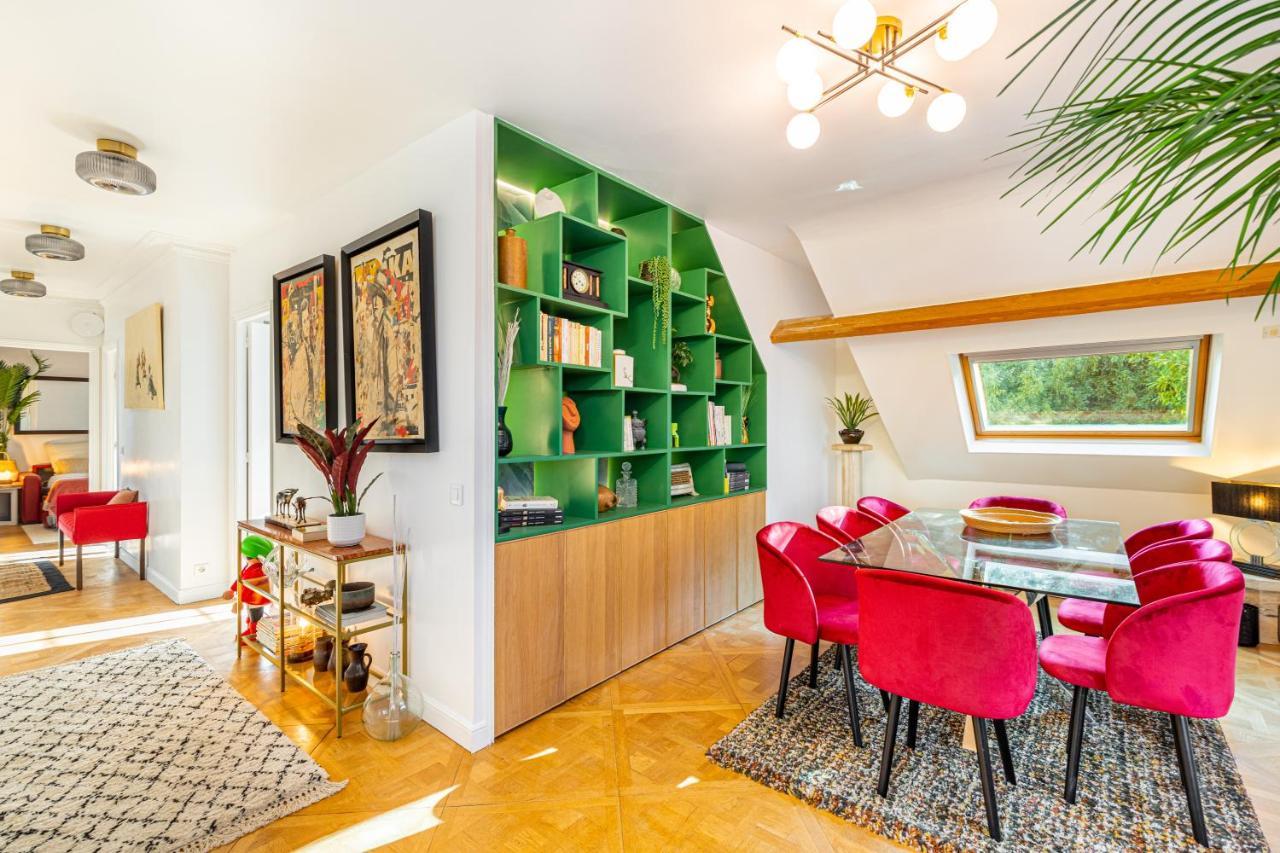 Stylish Modern Apartement - Art, Design, Garden, Villa Des Ammonites Meudon Luaran gambar
